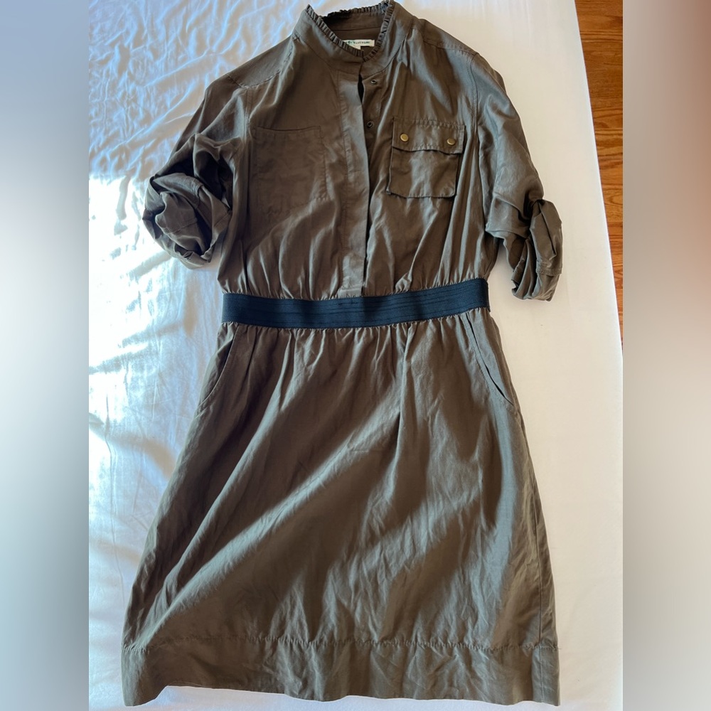 Silk/cotton banana republic dress